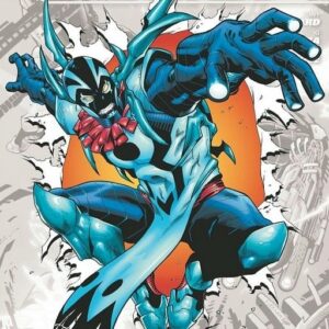 blue beetle profile picture action pose