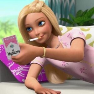 bratz pfp aesthetic with bold makeup