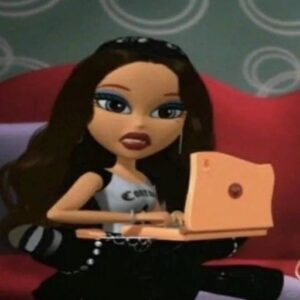 cartoon bratz pfp soft retro tone