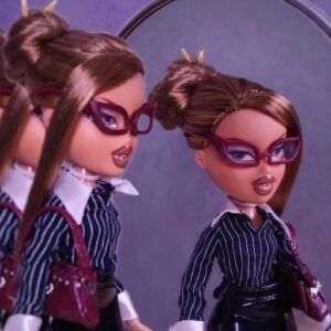 cartoon bratz pfp with sparkles