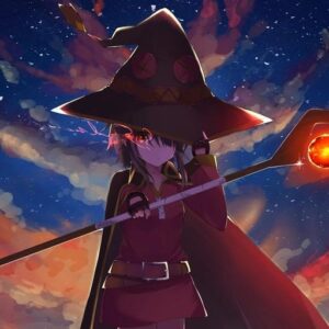 cinematic lighting megumin pfp