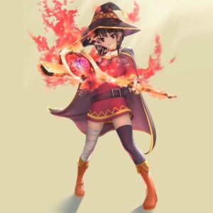 close up megumin pfp