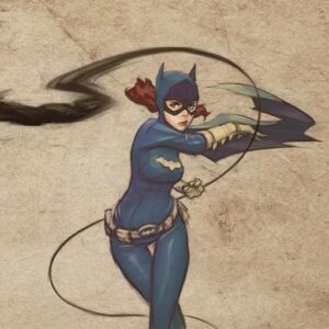 comic style batgirl pfp
