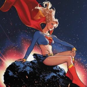 cute chibi supergirl avatar image