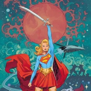 female superhero supergirl portrait