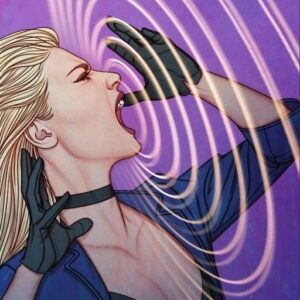 fierce look black canary pfp