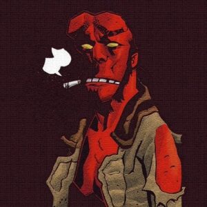 fun pfp Hellboy