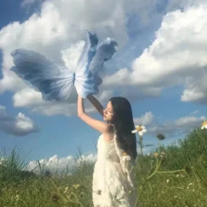 girly pfp with cute charm