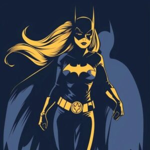 glowing eyes batgirl profile pic
