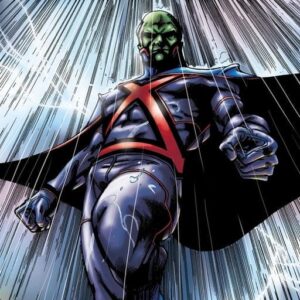 glowing martian manhunter eyes