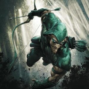 green arrow profile picture minimal