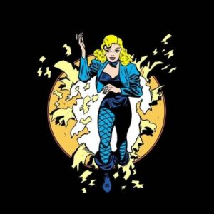 heroic pose black canary pfp