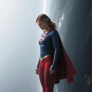 minimal supergirl icon for profile