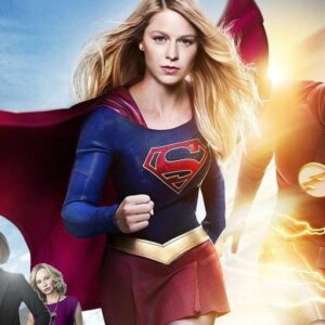 neon supergirl pfp digital art