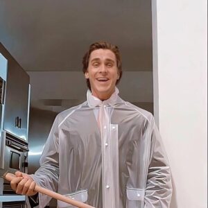 patrick bateman pfp blood aesthetic portrait