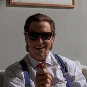 patrick bateman pfp blood high detail