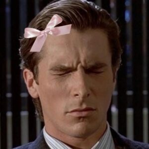 patrick bateman pfp dramatic lighting