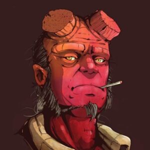 pfp Hellboy cartoon
