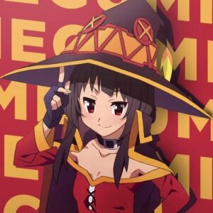 playful expression megumin konosuba pfp