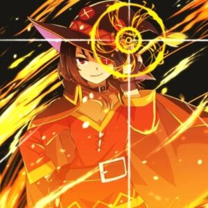 vibrant colors cute megumin pfp