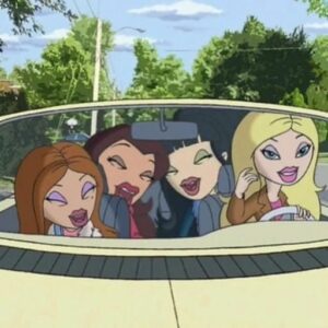 y2k bratz pfp mirror aesthetic