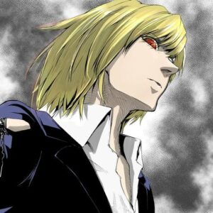 kurapika pfp image dramatic style